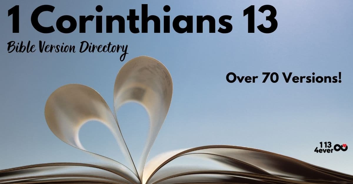 1 Corinthians 13 Bible Version Directory