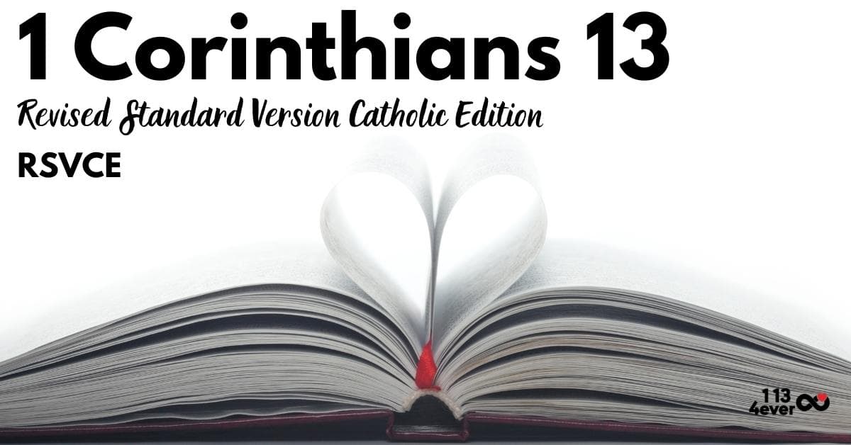 1 Corinthians 13 | Revised Standard Version Catholic Edition | RSVCE