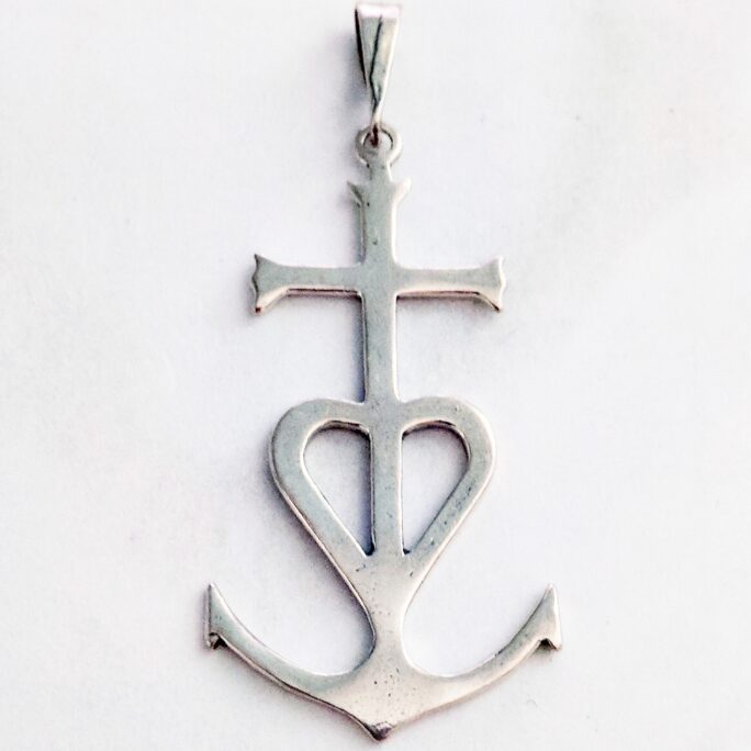 Cross - New Camargue 25x46mm Sterling Silver
