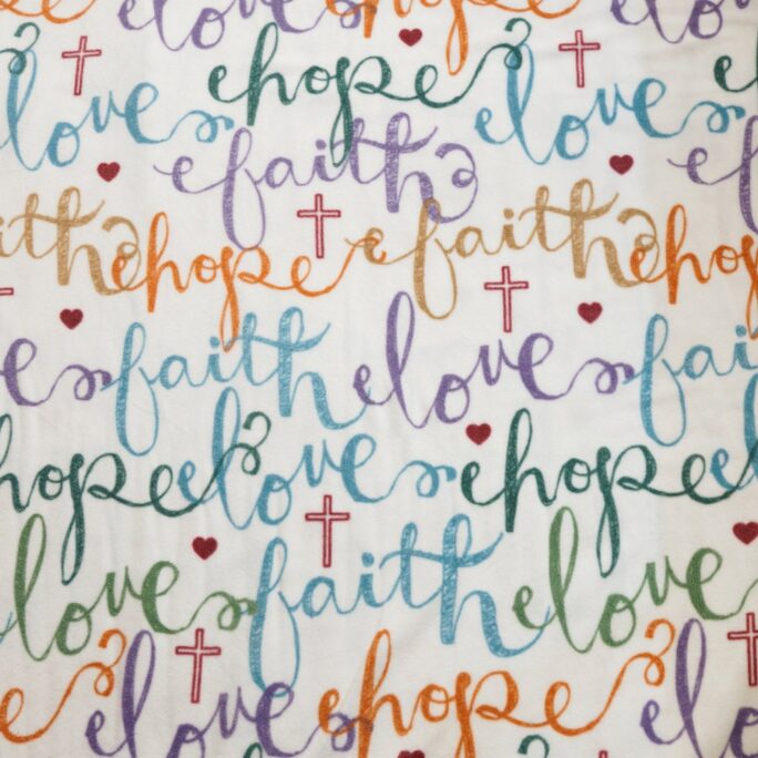 Faith Hope Love Fleece