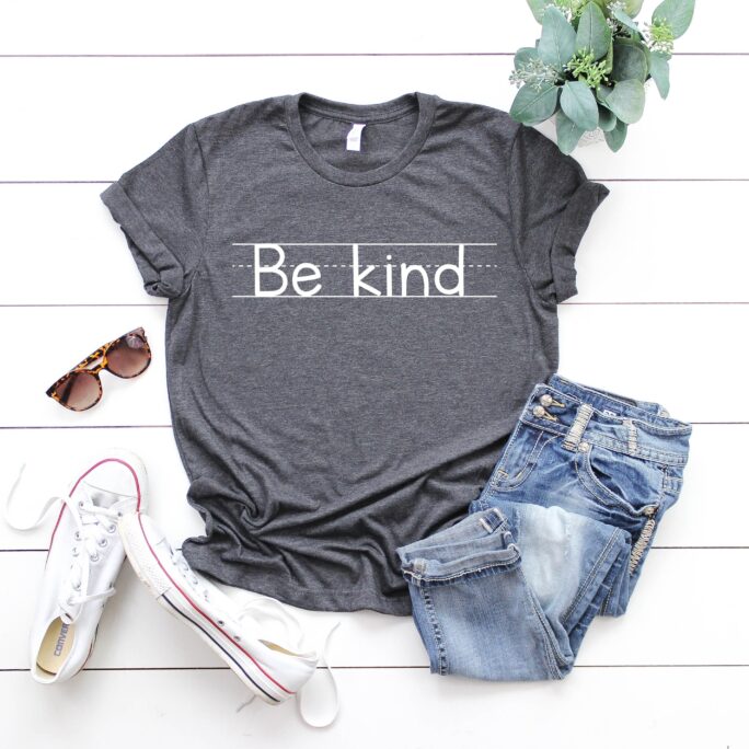 Be Kind Shirt, Kindness Love Is Kind, Sign Language Inspirational Anti-Racism Rainbow Shirt