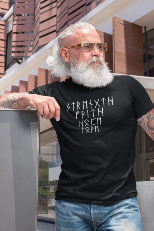 Viking Tshirt, Runes T-Shirt, Pagan Tee, Warrior Shirt, Faith Norwegian Gifts, Cool Kids