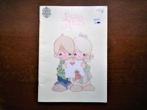 Precious Moments Togetherness Cross Stitch Pattern Booklet Pm-16 Pat & Gloria 11+ Designs Nursery Baby Copyright 1987 Christian 41 Pages