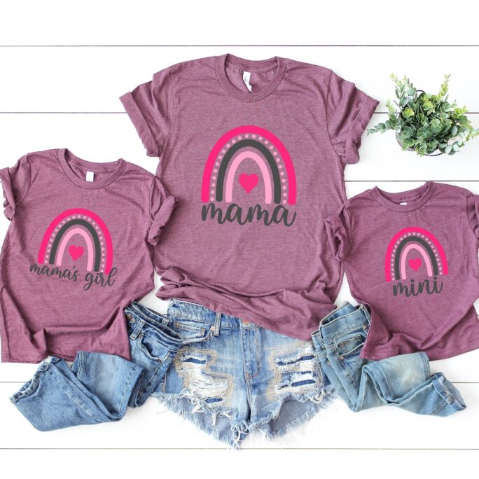 Rainbow Mama Shirt, Blessed Mama, Mother's Day Gift, Mother Boho Shirt For Mother, Cute