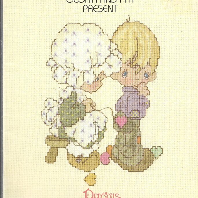 Precious Moments Sew in Love Counted Cross Stitch Pattern, Bride & Groom, Nativity, Grandma, Mother, Graph Patterns By Gloria & Pat, 1983