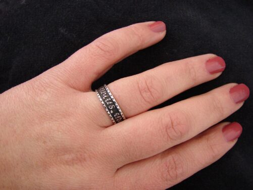 Ring Faith Hope Love Sterling Silver 925, Band Ring, Հույս, Հավատ, Սեր, Armenian Gift, Gift For Her, Handmade Jewelry