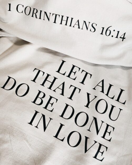 Christian Sand Hoodie | Let All That You Do Be Done in Love, 1 Corinthians 1614