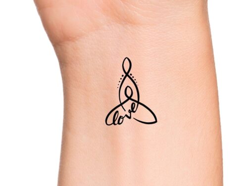 Mother Daughter Love Temporary Tattoo/Celtic Symbol Child