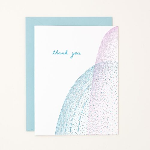 Thank You Letterpress Cards - Wedding Bridal Shower