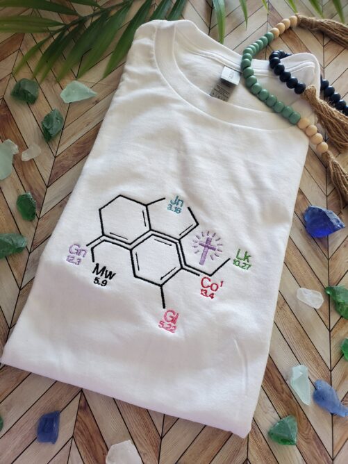 Christian Embroidered Shirt, Personalized Shirt Christian, Chemistry Tshirt