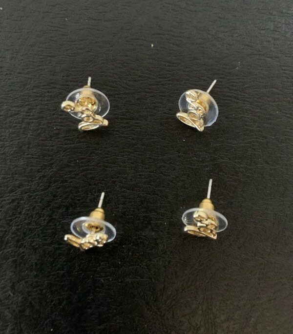 4 | 2 Sets Love Earrings For Charms, Ear Set, Charm Earrings, Sets, Studs