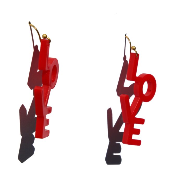 Red Love Earrings X Ii Embers