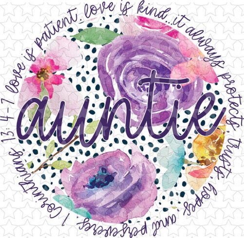 Dtf Transfer 1126209 Auntie 1 Corinthians 13