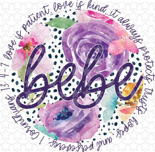 Dtf Transfer 1126210 Bebe 1 Corinthians 13