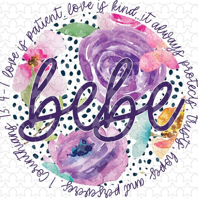 Dtf Transfer 1126210 Bebe 1 Corinthians 13