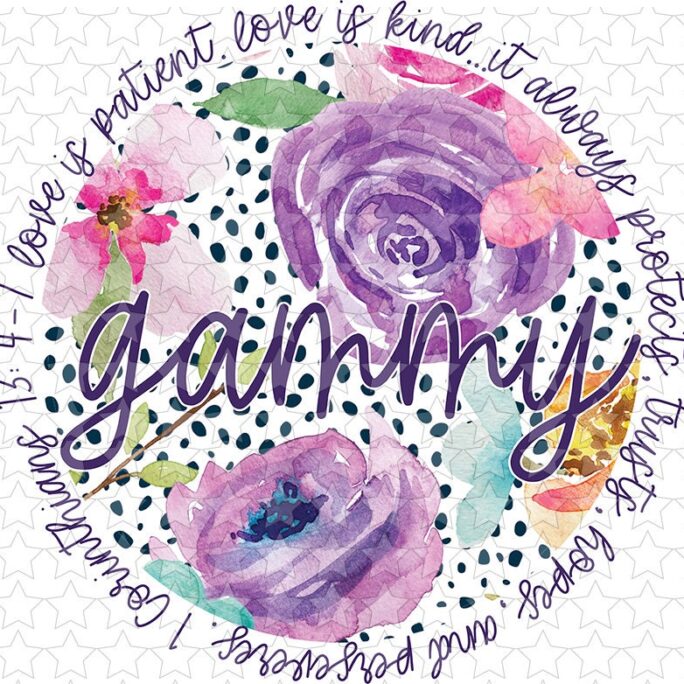 Dtf Transfer 1126219 Gammy 1 Corinthians 13