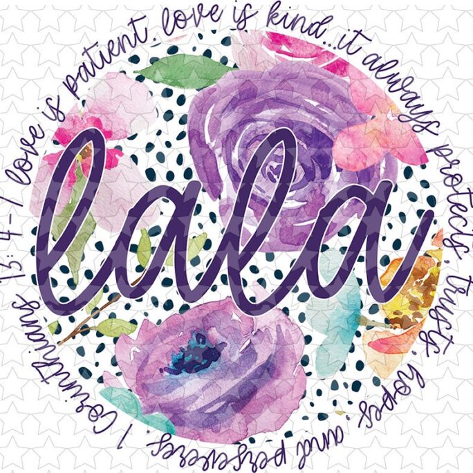 Dtf Transfer 1126226 Lala 1 Corinthians 13