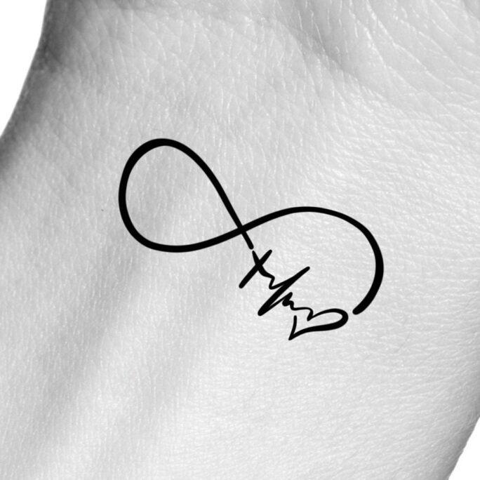 Faith Hope Love Temporary Tattoo
