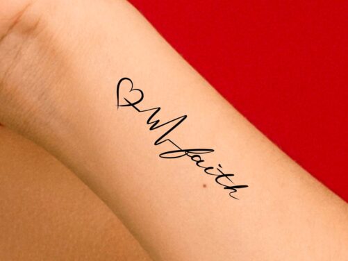 Faith Hope Love Temporary Tattoo/Religious Tattoo Faith