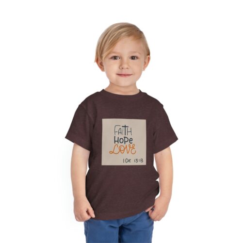 Faith Hope Love Toddler Short Sleeve Tee