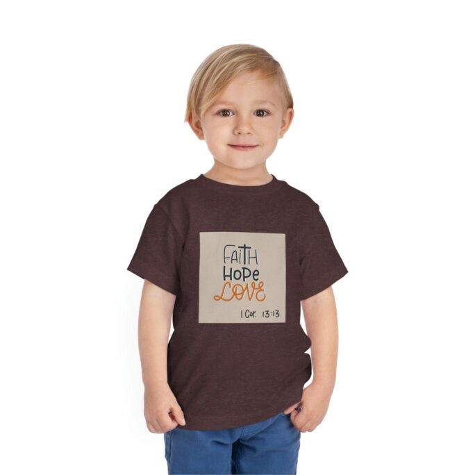 Faith Hope Love Toddler Short Sleeve Tee