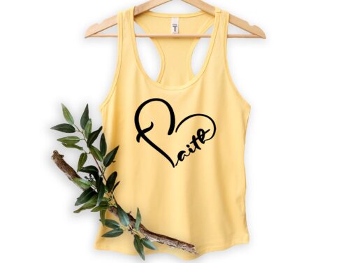 Faith Tank, Heartank, Jesus Love Believe Tank Christian Faith Hope