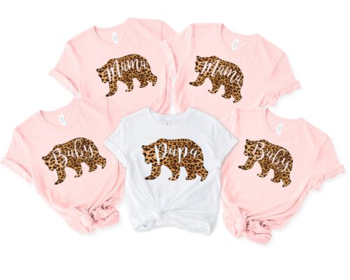 Family Bear Shirts, Tshirts, Matching Shirt, Shirts Matching, Gifts