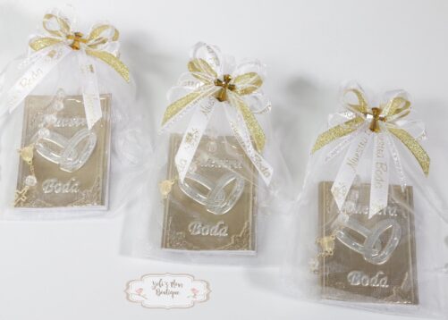 Fast Shipping 12 Wedding Souvenirs For Guests in Spanish, Favors Guests, Beautiful And