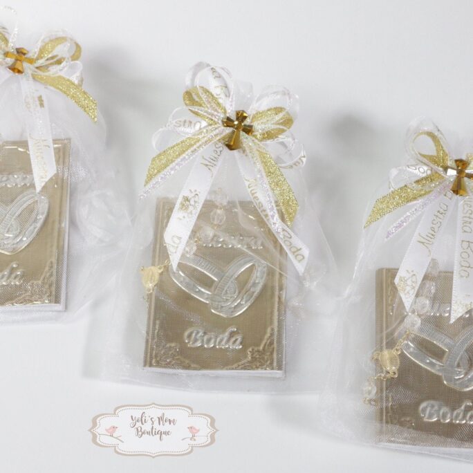 Fast Shipping 12 Wedding Souvenirs For Guests in Spanish, Favors Guests, Beautiful And