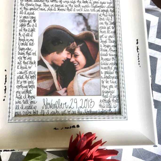 First Anniversary Gift For Couple, 2nd Him, Personalized Gift, Wedding Song Wall Art, Thomas Rhett Lyrics Or Any