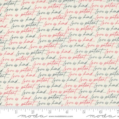 Flirt 55571-21 Love Is Patient Cream Multi By Sweetwater For Moda