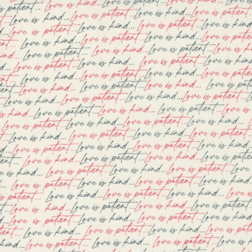 Flirt Love Is Patient Cream Multi 55571 21 By Sweetwater - Moda- 1 Yard
