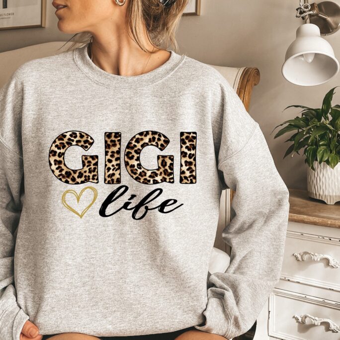 Gigi Shirt, Life Leopard T-Shirt, Mothers Day Day, T Christmas Shirt