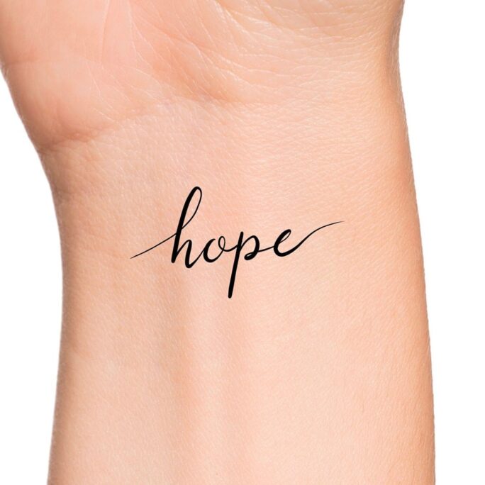 Hope Temporary Tattoo