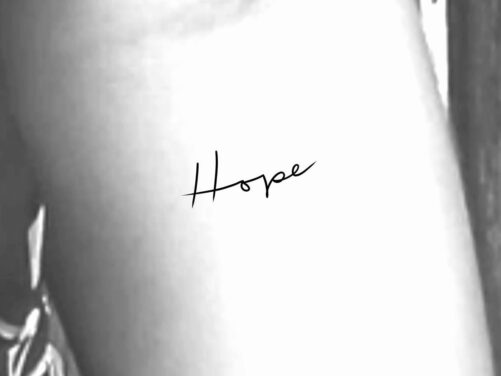 Hope Temporary Tattoo