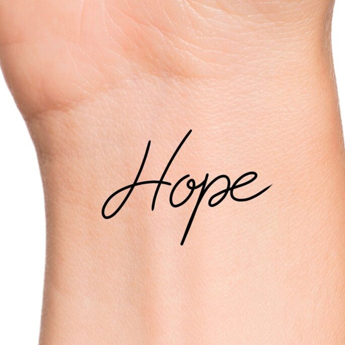 Hope Temporary Tattoo