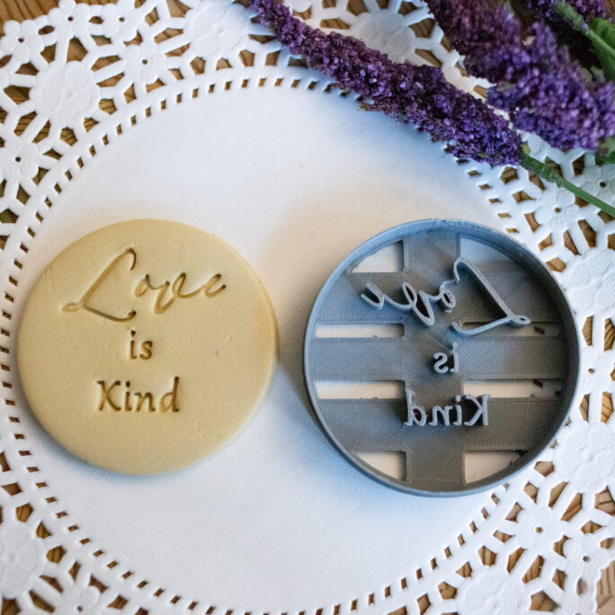 Love Is Kind Cookie Cutter