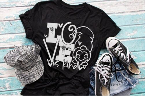 Love Is Kind/Gnome Shirt Valentines Day Tee Holiday Gift For Her Unisex Bella Canvas