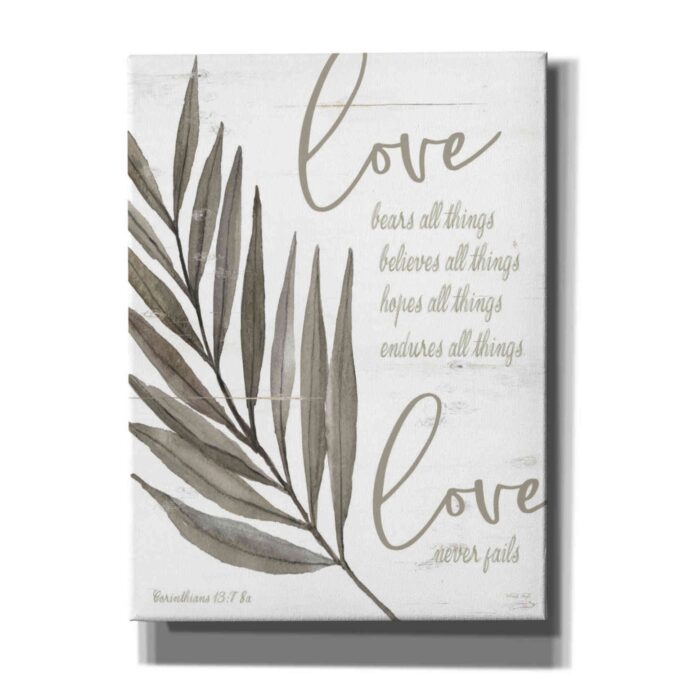 Love Never Fails 2 By Cindy Jacobs, Canvas Wall Art