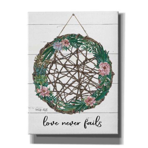 Love Never Fails 3 By Cindy Jacobs, Canvas Wall Art