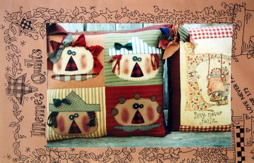 Love Never Fails Mq#173 By Meme's Quilts Vintage Applique Quilting, Sewing & Painted Embroidery Pattern Packet 2000