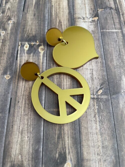 Peace & Love Earrings