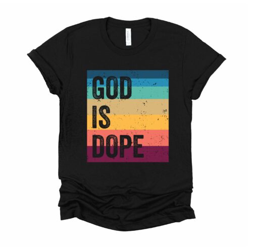 Retro God Is Dope Shirt/Vintage Religious Gifts Tshirt Christian Quote T Loves Me Tee Love Jesus Unisex Xs-4Xl
