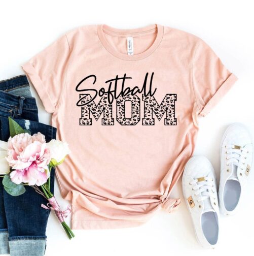 Softball Mom T-Shirt, Baseball Shirt, Lover Tee, Top, Love Gift, Mama Shirts, Game Day Women's T-Shirt