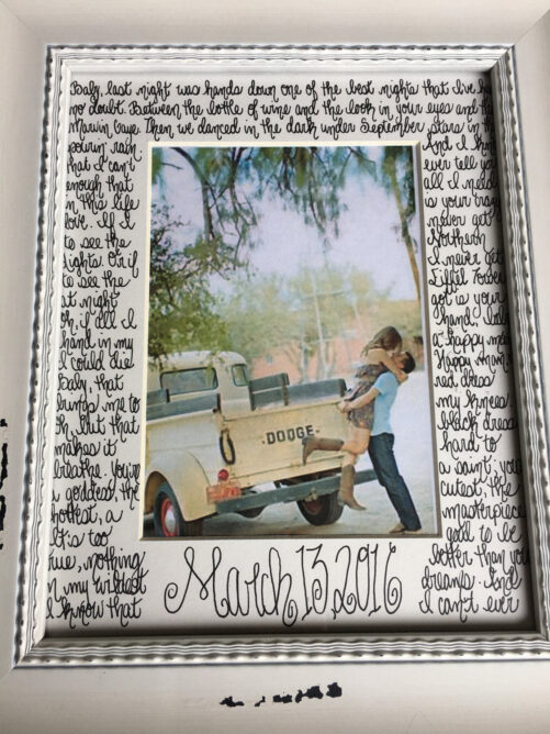 Valentines Day Gift For Him, 1st Anniversary Personalized Husband Or Wife, Engagement Couple, Song Lyrics Art Wedding