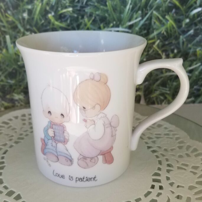 Vintage Precious Moments Love Is Patient Coffee Cup